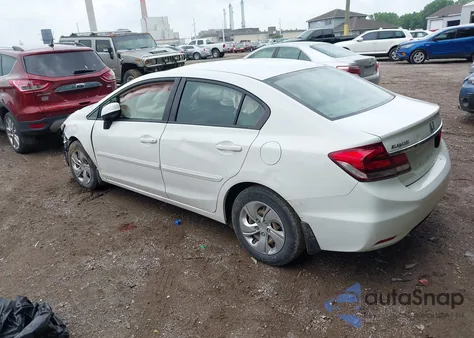 2013 Honda Civic Lx из США, поврежденный, VIN 2HGFB2F50DH568206